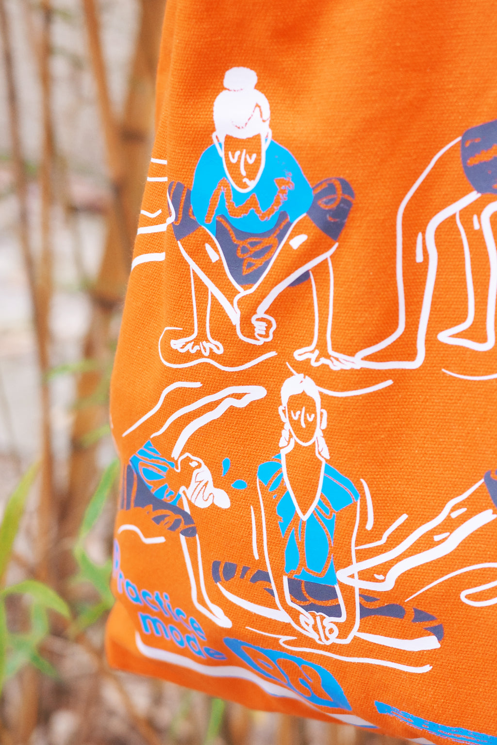 Practice mode ON tote bag | 熬湯中帆布袋 (橙 Orange)