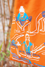 Practice mode ON tote bag | 熬湯中帆布袋 (橙 Orange)