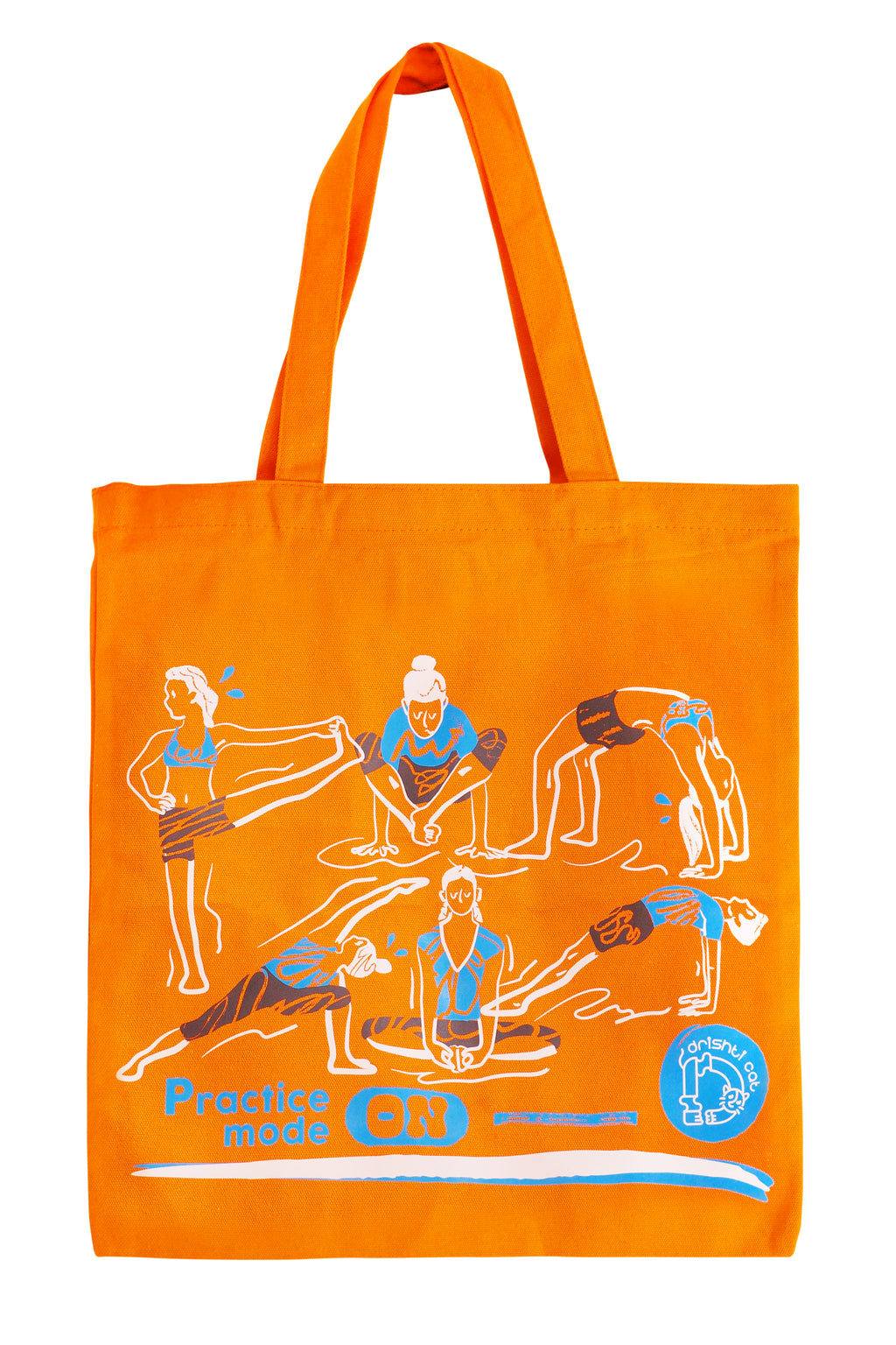 Practice mode ON tote bag | 熬湯中帆布袋 (橙 Orange)