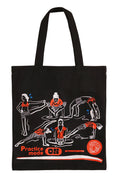 Practice mode ON tote bag | 熬湯中帆布袋 (黑 Black)
