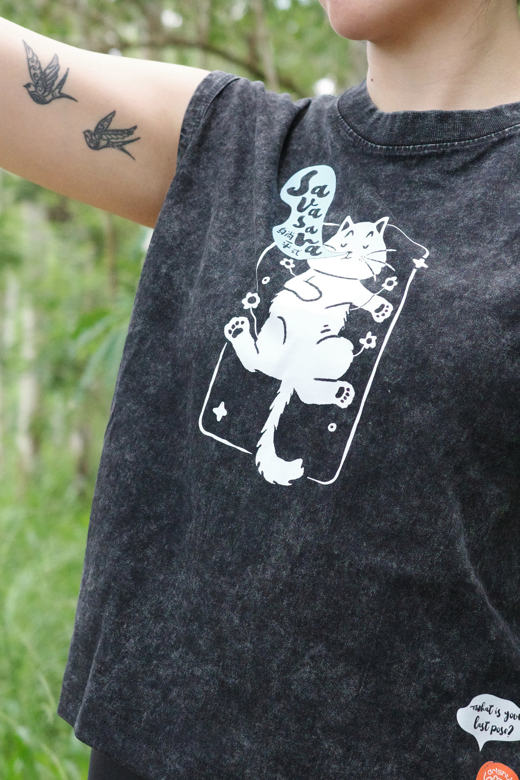 Savasana Tank Top 背心 (黑 Black)